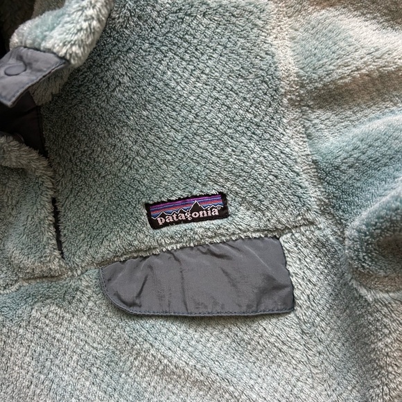 Patagonia Women’s Size XS Teal Half Snap Fleece Pullover - Picture 4 of 10